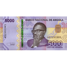 (605) ** PN164 Angola 5000 Kwanzas Year 2021